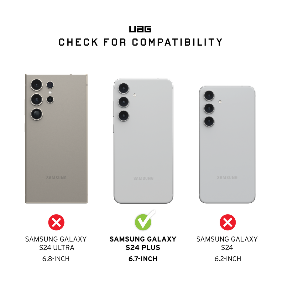 Glass Screen Protector Shield Plus For Galaxy S24 Plus