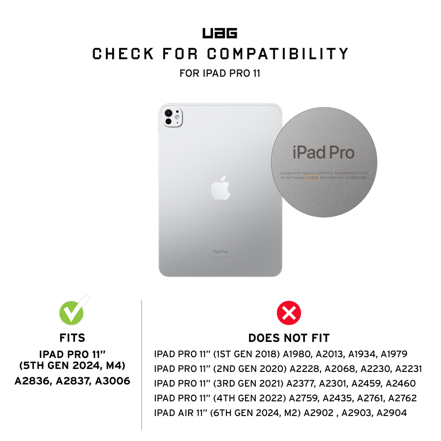 Plyo Series iPad Pro  11" (5th Gen,2024) Folio Case