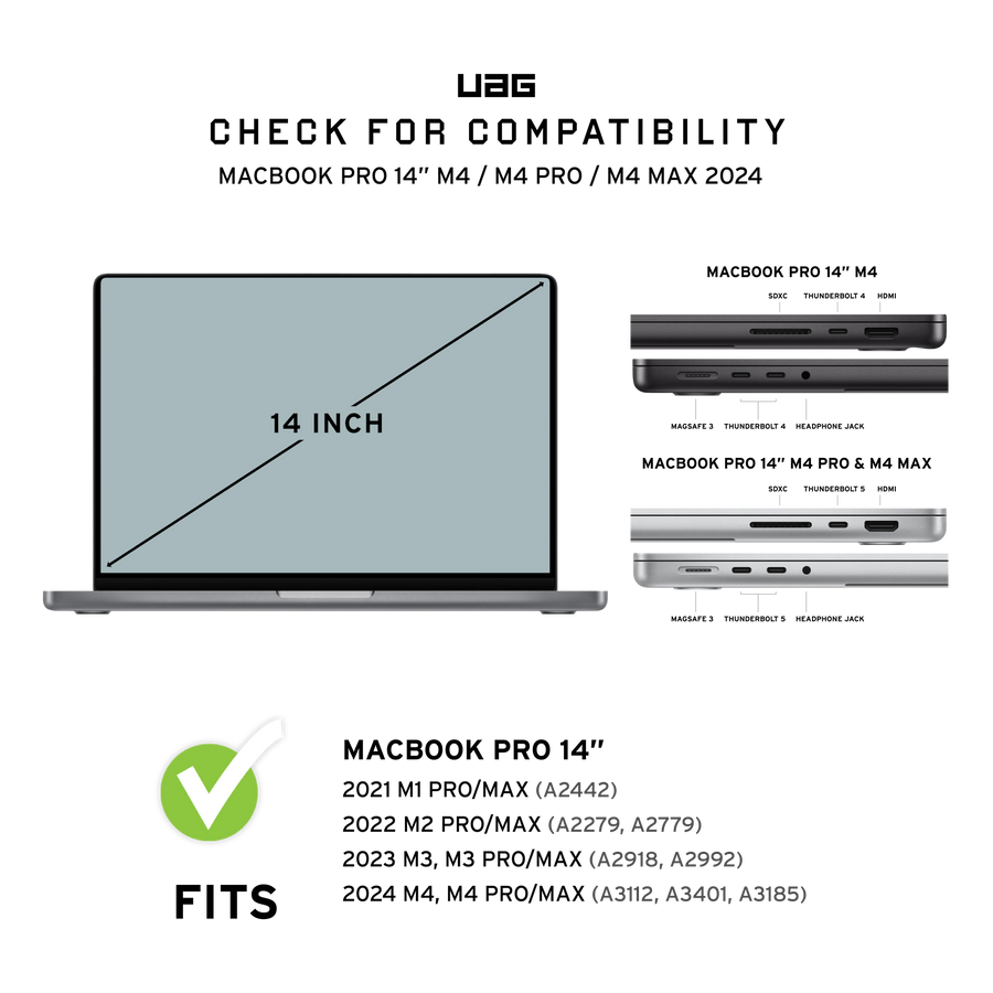 Essential Armor MacBook Pro 14" (M3/M4 Max & Pro, M5) (2023-2025) Case