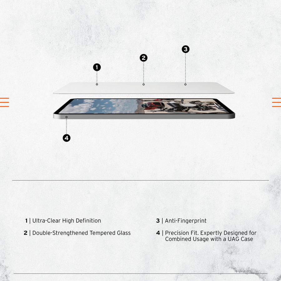 Glass Screen Protector Shield Plus for iPad 10.9" & 11" (11-10th Gen, 2022 & 2025)