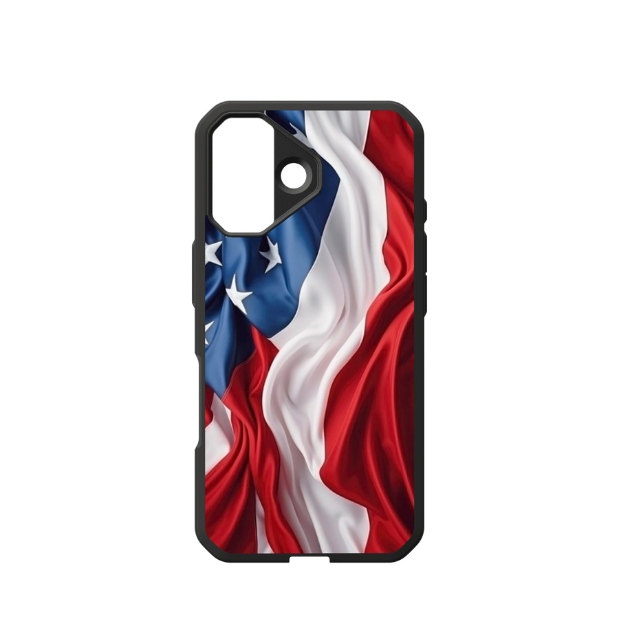Civilian LT Case With MagSafe For Apple iPhone - USA Flag Waving Special Edition
