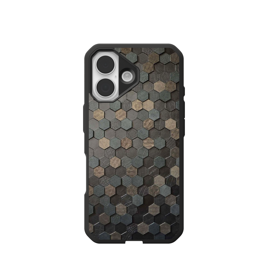 Civilian LT Case With MagSafe For Apple iPhone - Textured Hex Pattern