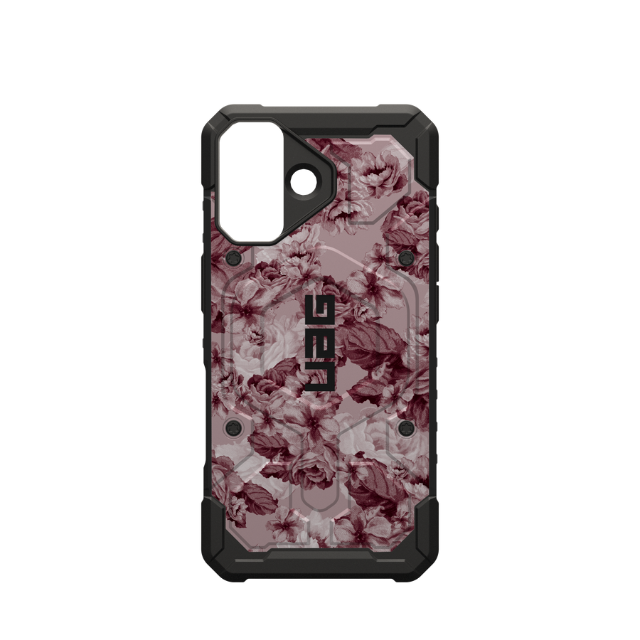 PATHFINDER CASE WITH MAGSAFE FOR APPLE IPHONE - FLORAL MERLOT
