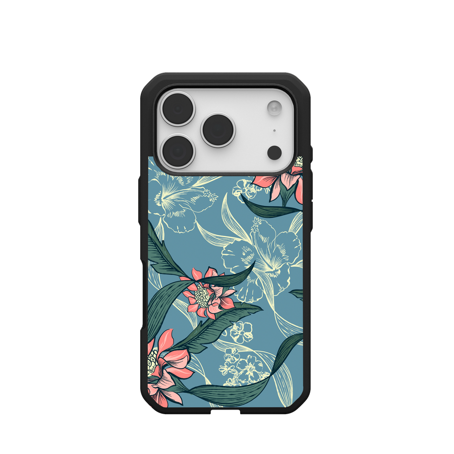 Civilian LT Case With MagSafe For Apple iPhone - Makapuu Floral