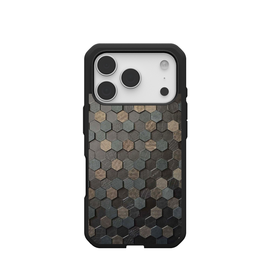 Civilian LT Case With MagSafe For Apple iPhone - Textured Hex Pattern