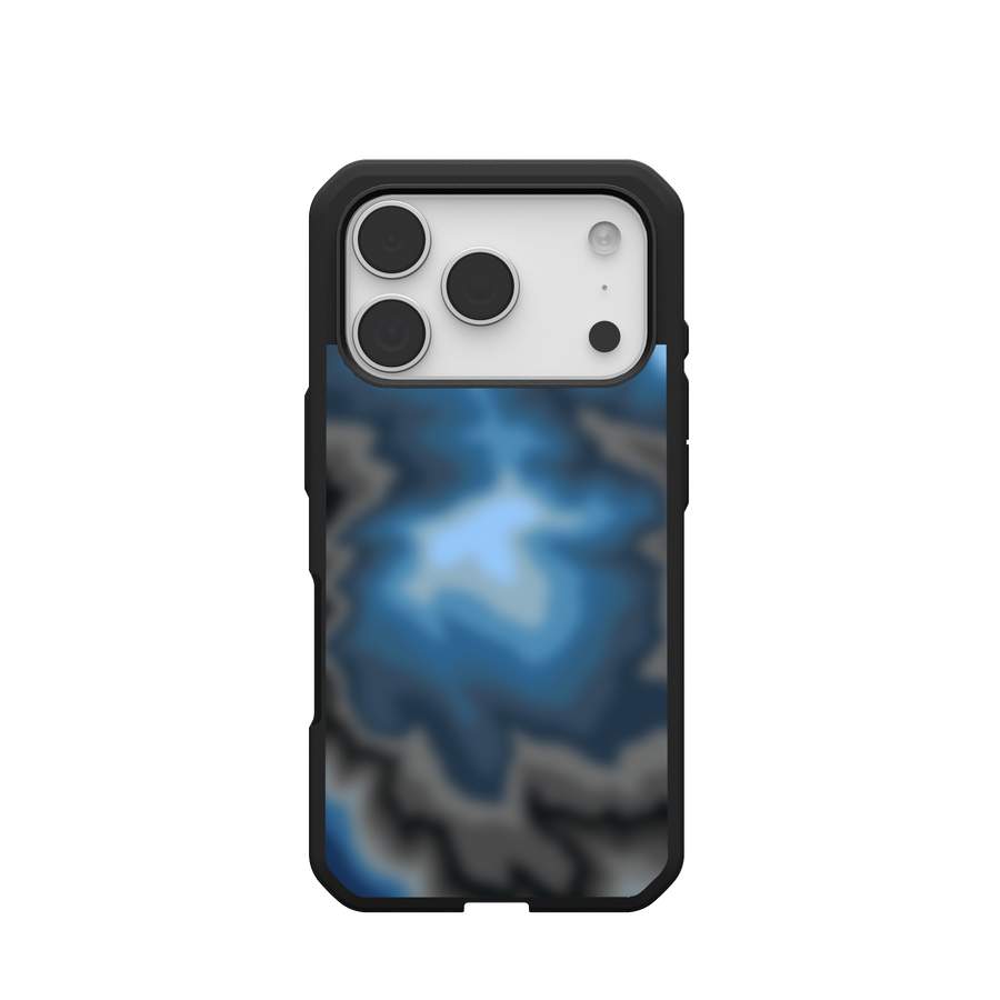 Civilian LT Case With MagSafe For Apple iPhone - Tie Dye Blue