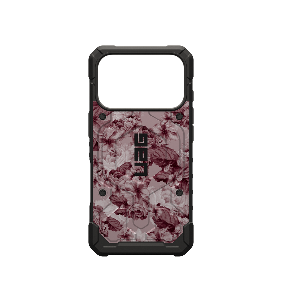 PATHFINDER CASE WITH MAGSAFE FOR APPLE IPHONE - FLORAL MERLOT