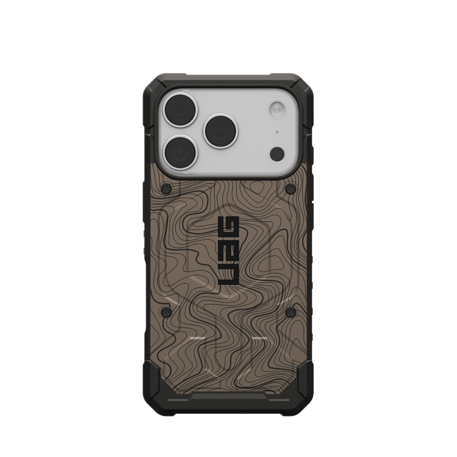 Pathfinder Case With MagSafe For Apple iPhone - FDE Flat Dark Earth Topography 2