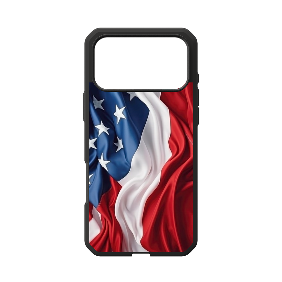 Civilian LT Case With MagSafe For Apple iPhone - USA Flag Waving Special Edition