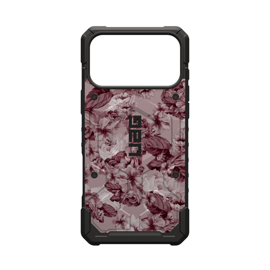 PATHFINDER CASE WITH MAGSAFE FOR APPLE IPHONE - FLORAL MERLOT