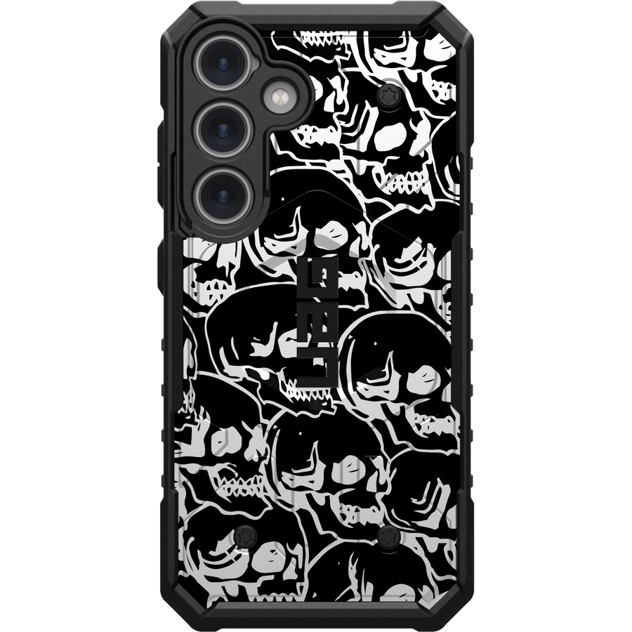 PATHFINDER CASE FOR SAMSUNG GALAXY - BLOCK 03 - BLACK SKULLS