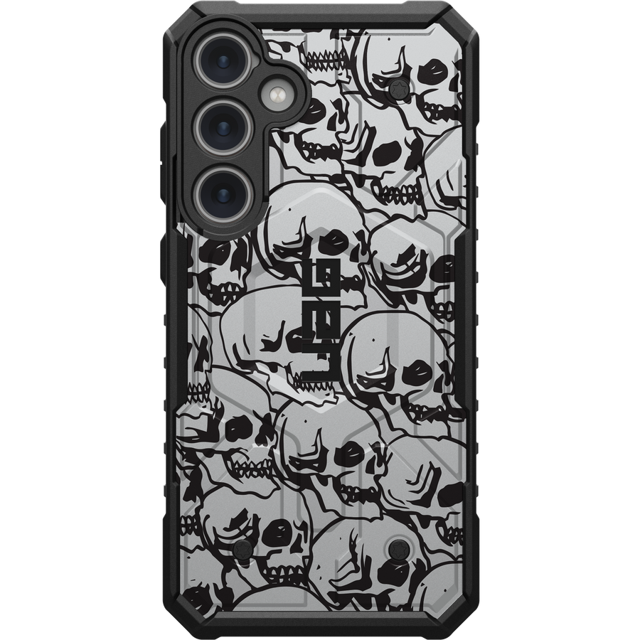 PATHFINDER CASE FOR SAMSUNG GALAXY - BLOCK 03 - SILVER SKULLS