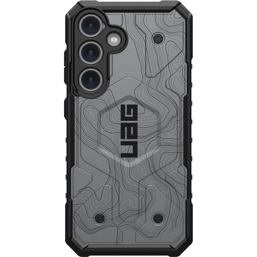 PATHFINDER CASE FOR SAMSUNG GALAXY - SILVER TOPOGRAPHY