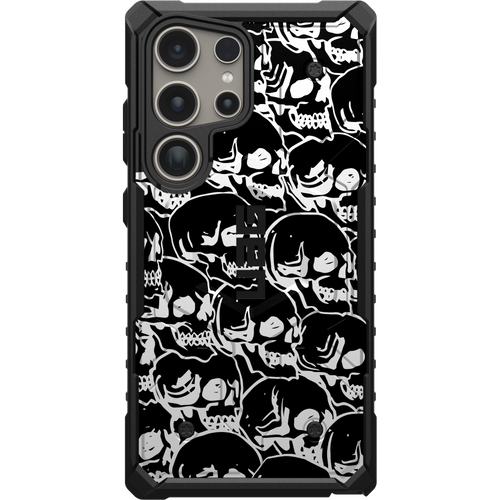 PATHFINDER CASE FOR SAMSUNG GALAXY - BLOCK 03 - BLACK SKULLS