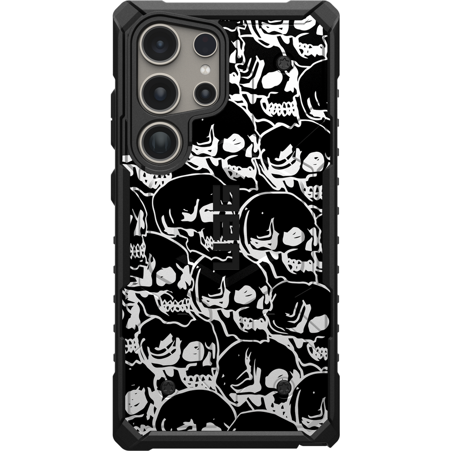 PATHFINDER CASE FOR SAMSUNG GALAXY - BLOCK 03 - BLACK SKULLS