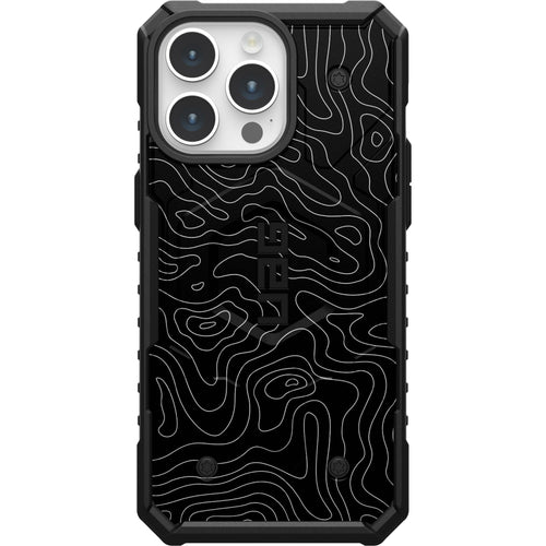 UAG PATHFINDER CASE WITH MAGSAFE FOR APPLE IPHONE - BLACK TOPOGRAPHY