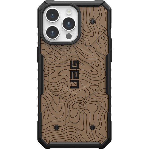 UAG PATHFINDER CASE WITH MAGSAFE FOR APPLE IPHONE - FDE FLAT DARK EARTH TOPOGRAPHY