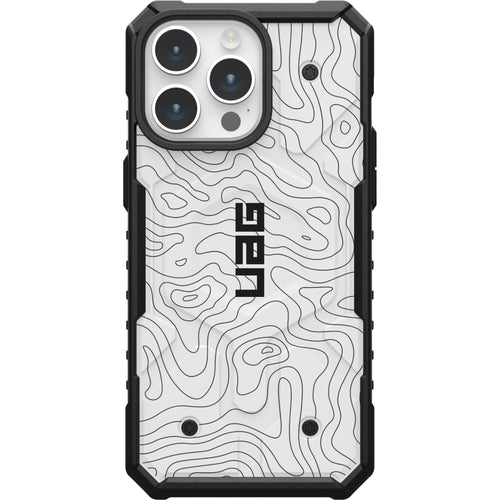 UAG PATHFINDER CASE WITH MAGSAFE FOR APPLE IPHONE - WHITE TOPOGRAPHY