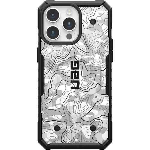 UAG PATHFINDER CASE WITH MAGSAFE FOR APPLE IPHONE - WINTER WHITE TOPOGRAPHY
