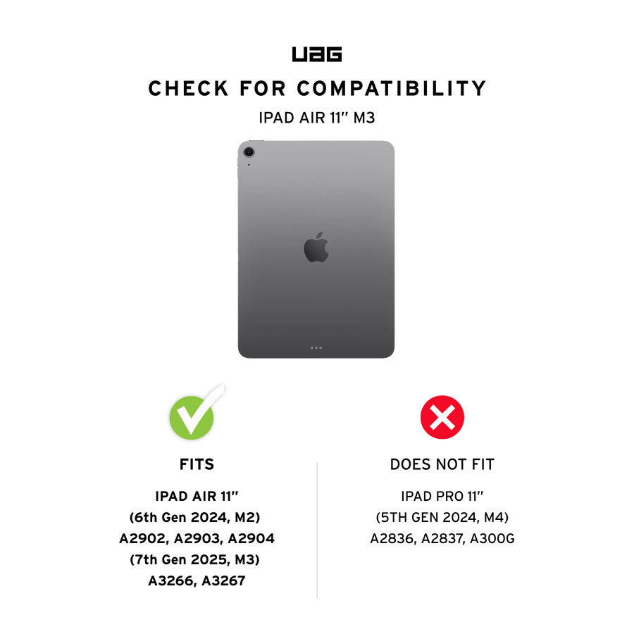 Scout Plus iPad Air 11" (M3, 2025, 7th Gen) & iPad Air 11" (M2, 2024, 6th Gen)Case