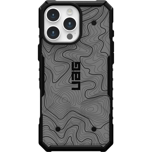 Pathfinder Case With MagSafe For Apple iPhone - Grey Topography 2
