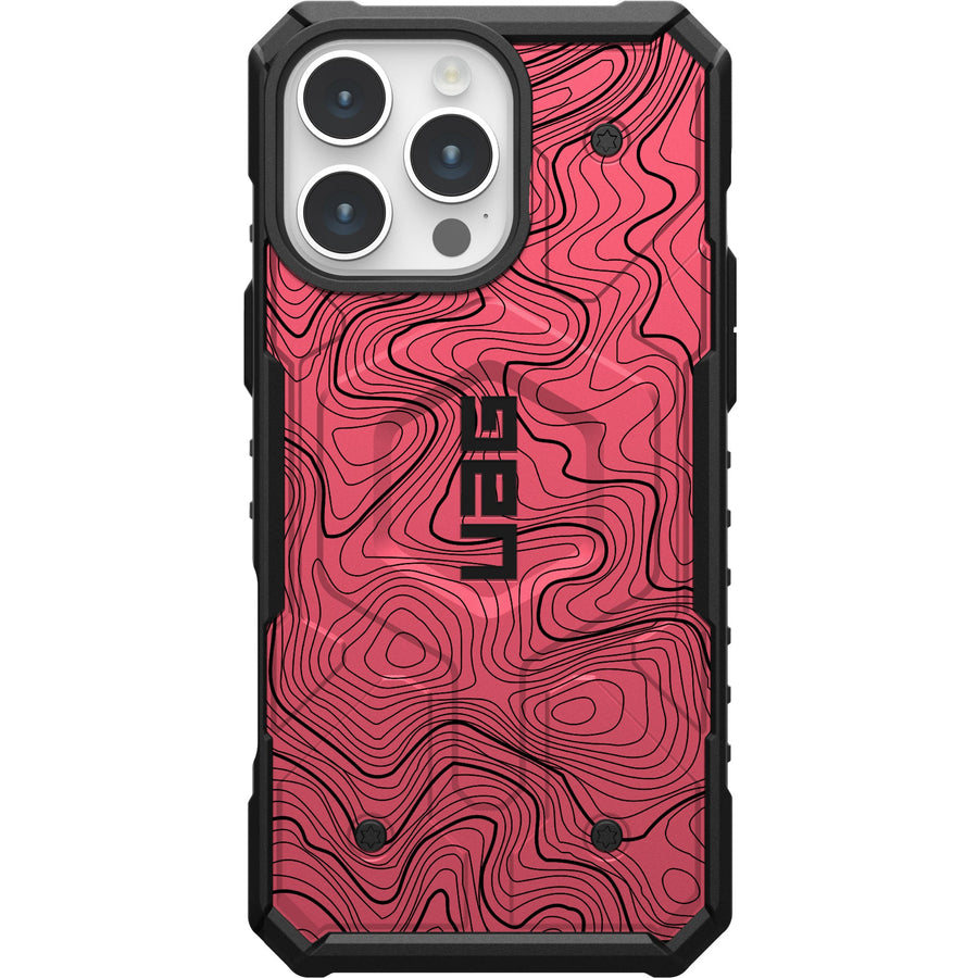 Pathfinder Case With MagSafe For Apple iPhone - Pink Topography 2