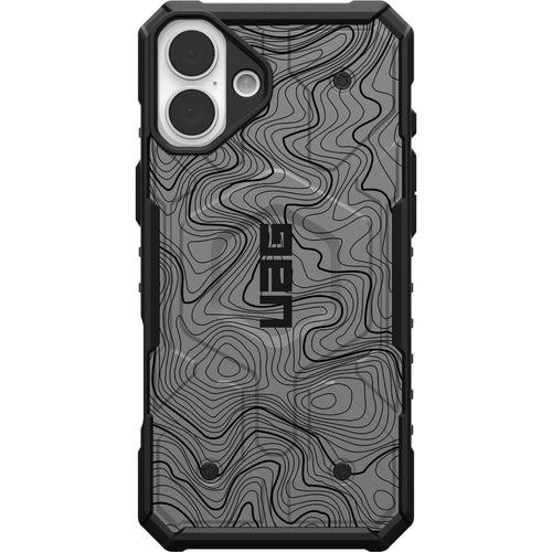 Pathfinder Case With MagSafe For Apple iPhone - Grey Topography 2