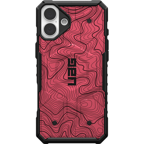 Pathfinder Case With MagSafe For Apple iPhone - Pink Topography 2