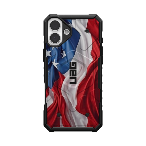 Pathfinder Case With MagSafe For Apple iPhone - USA Flag Waving Special Edition