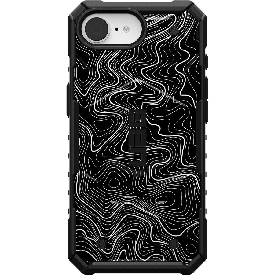 Pathfinder Case With MagSafe For Apple iPhone - Black Topography 2