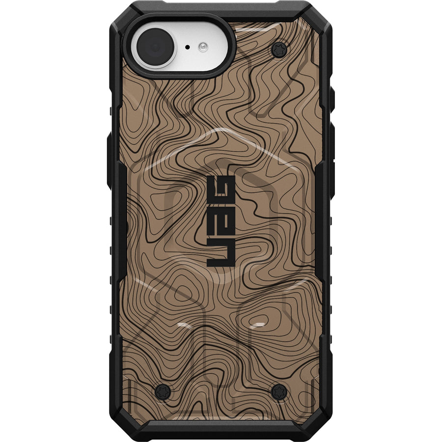 Pathfinder Case With MagSafe For Apple iPhone - FDE Flat Dark Earth Topography 2