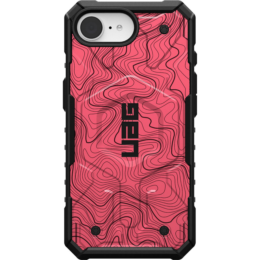 Pathfinder Case With MagSafe For Apple iPhone - Pink Topography 2
