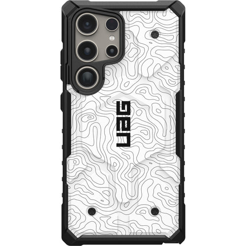 UAG PATHFINDER CASE FOR SAMSUNG GALAXY - WHITE TOPOGRAPHY