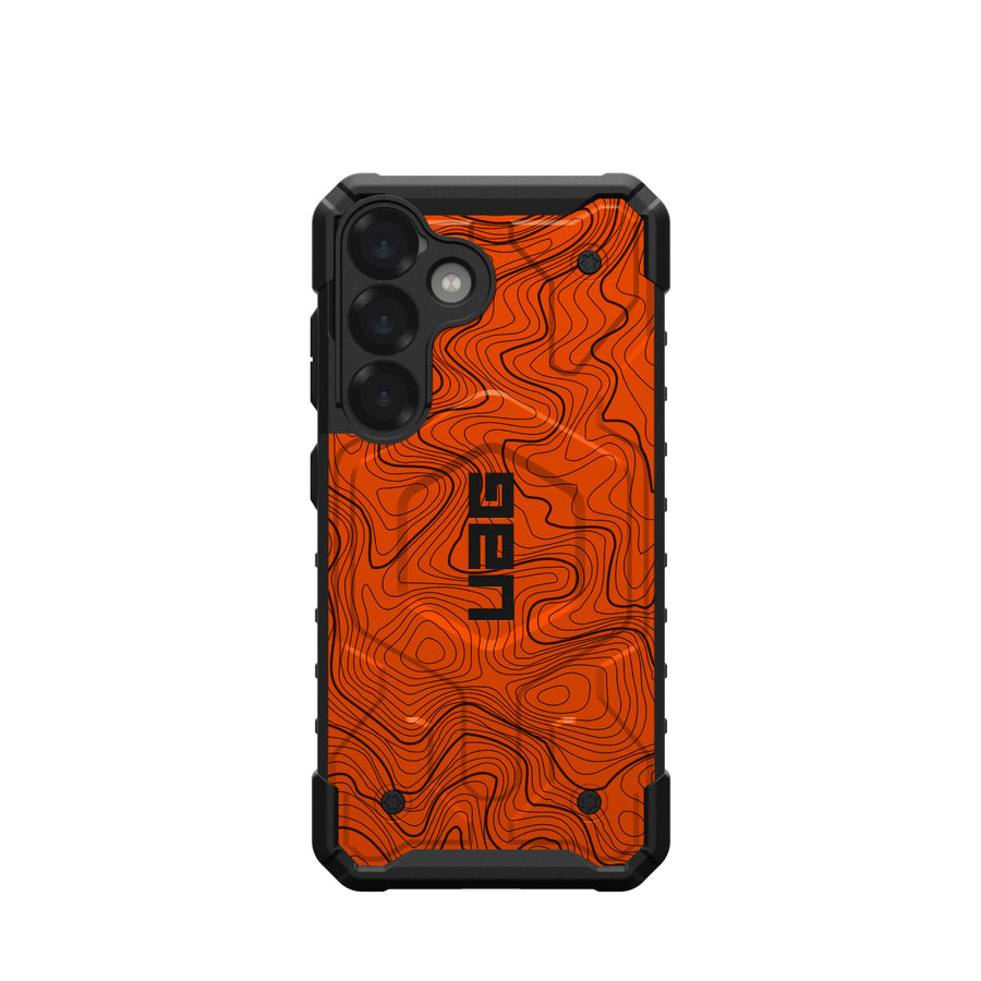 Pathfinder Case For Samsung Galaxy - Orange Topography 2