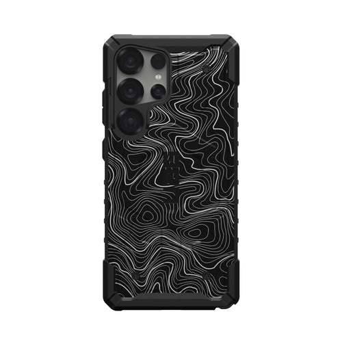 Pathfinder Case For Samsung Galaxy - Black Topography 2