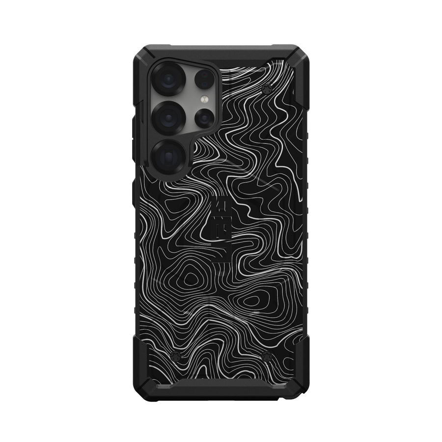 Pathfinder Case For Samsung Galaxy - Black Topography 2