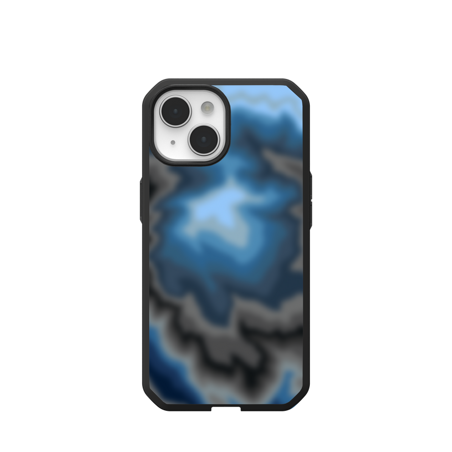 Civilian LT Case With MagSafe For Apple iPhone - Tie Dye Blue