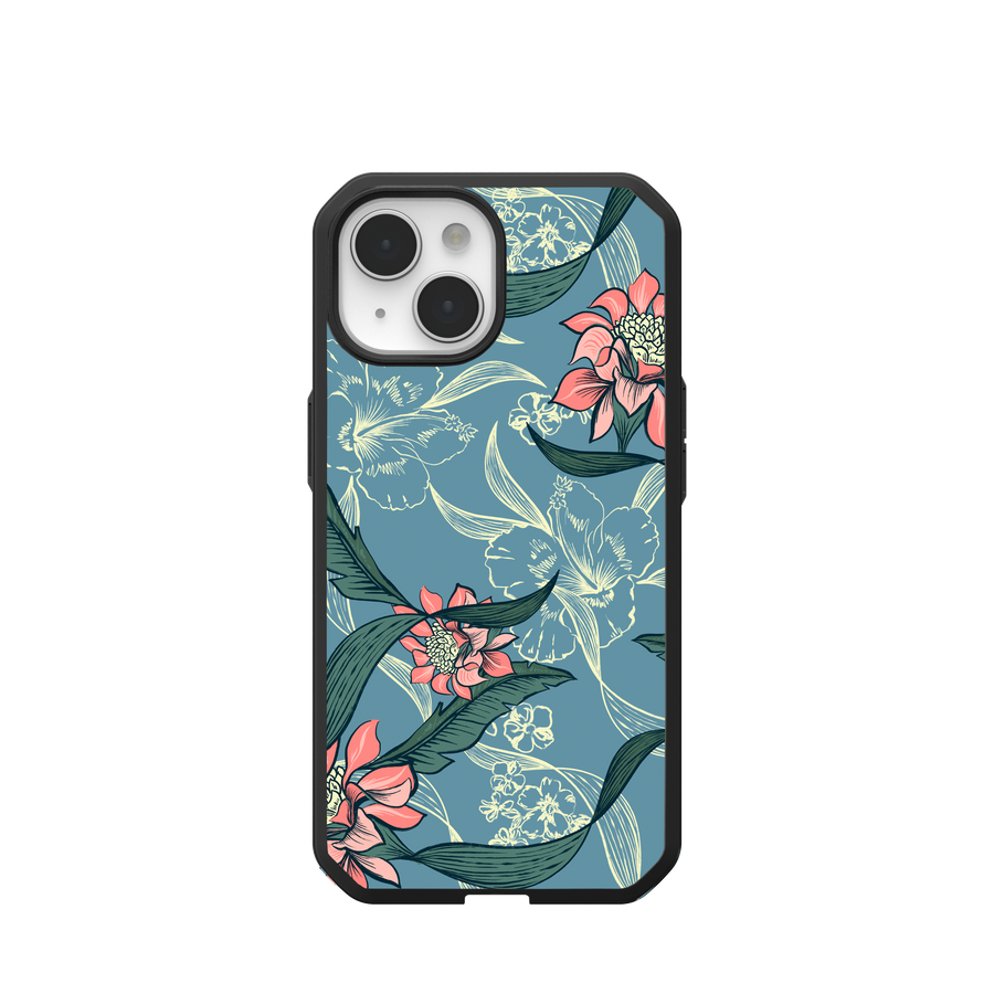Civilian LT Case With MagSafe For Apple iPhone - Makapuu Floral