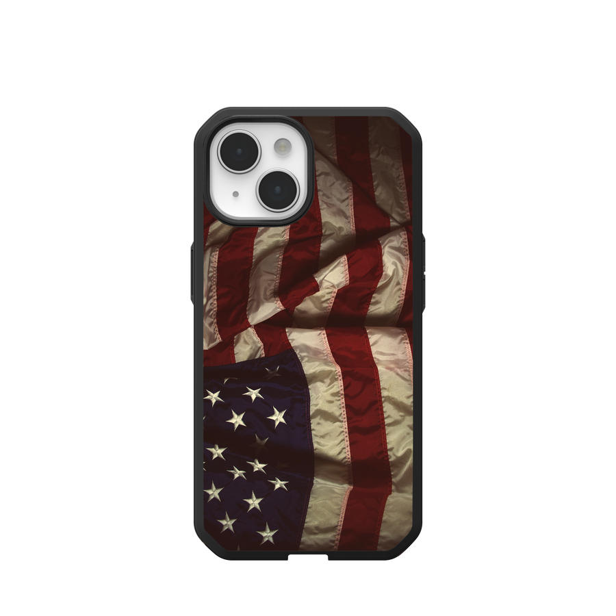 Civilian LT Case With MagSafe For Apple iPhone - Vintage USA Flag
