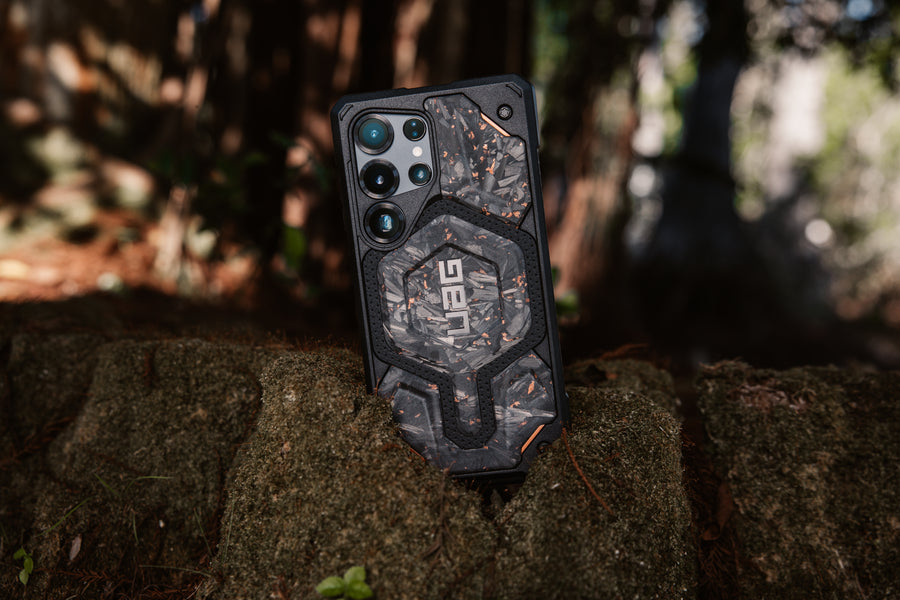 Forged Carbon with Copper Galaxy S25 Ultra Case - Limited Edition Monarch Pro