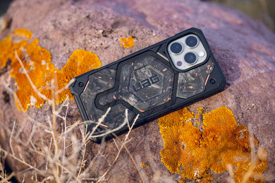 Forged Carbon with Copper iPhone 16 Pro Max Case - Limited Edition Monarch Pro