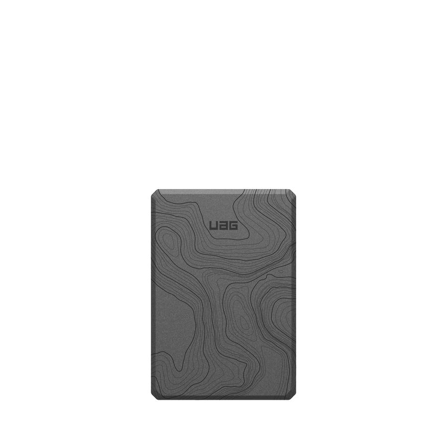 SRGE Slim 5K Power Bank - Black Topography