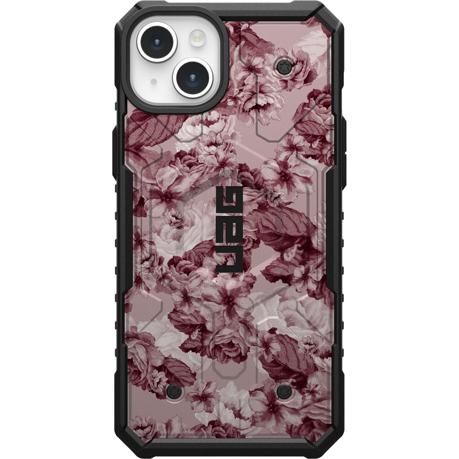 PATHFINDER CASE WITH MAGSAFE FOR APPLE IPHONE - FLORAL MERLOT