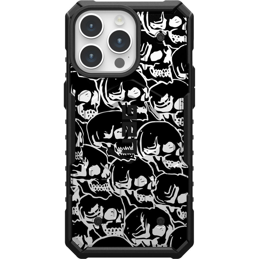 PATHFINDER CASE WITH MAGSAFE FOR APPLE IPHONE - BLOCK 03 - BLACK SKULLS