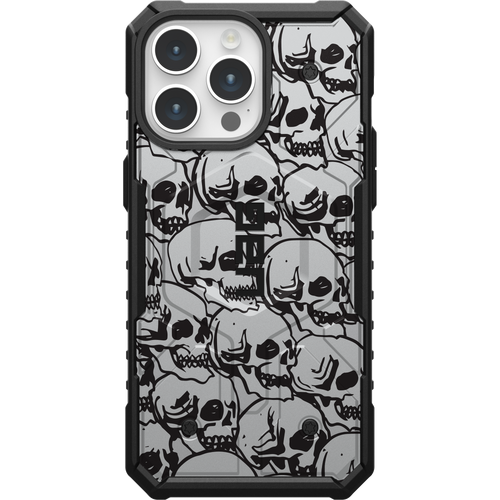 PATHFINDER CASE WITH MAGSAFE FOR APPLE IPHONE - BLOCK 03 - SILVER SKULLS
