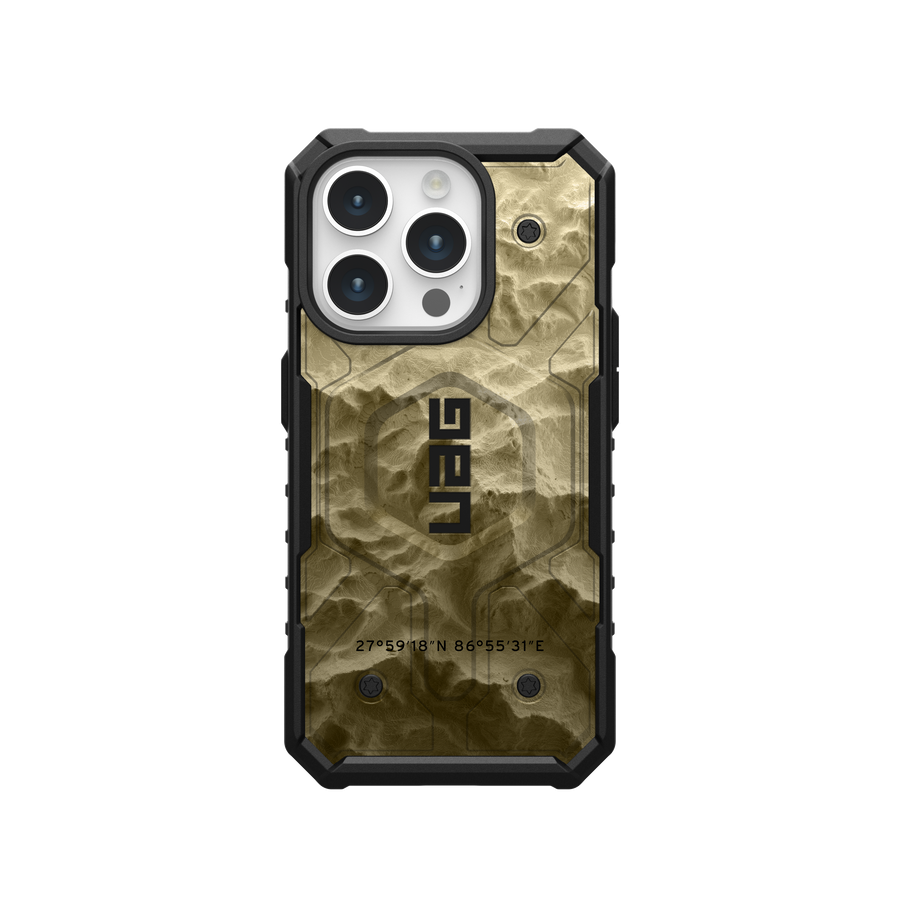 Pathfinder Case With MagSafe For Apple iPhone - Real Topography Series - Mt Everest
