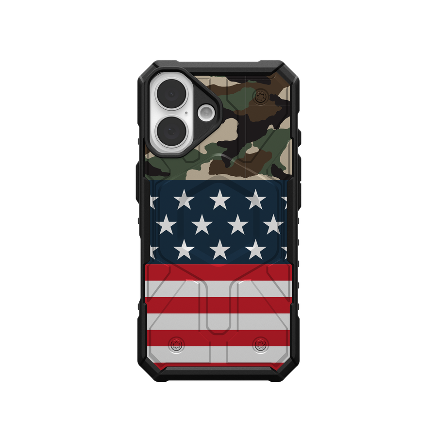 Pathfinder Case With MagSafe For Apple iPhone - Flag Camo