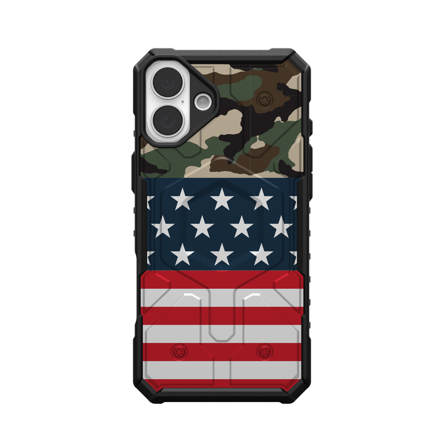 Pathfinder Case With MagSafe For Apple iPhone - Flag Camo