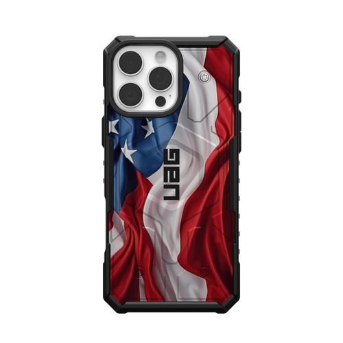 Pathfinder Case With MagSafe For Apple iPhone - USA Flag Waving Special Edition
