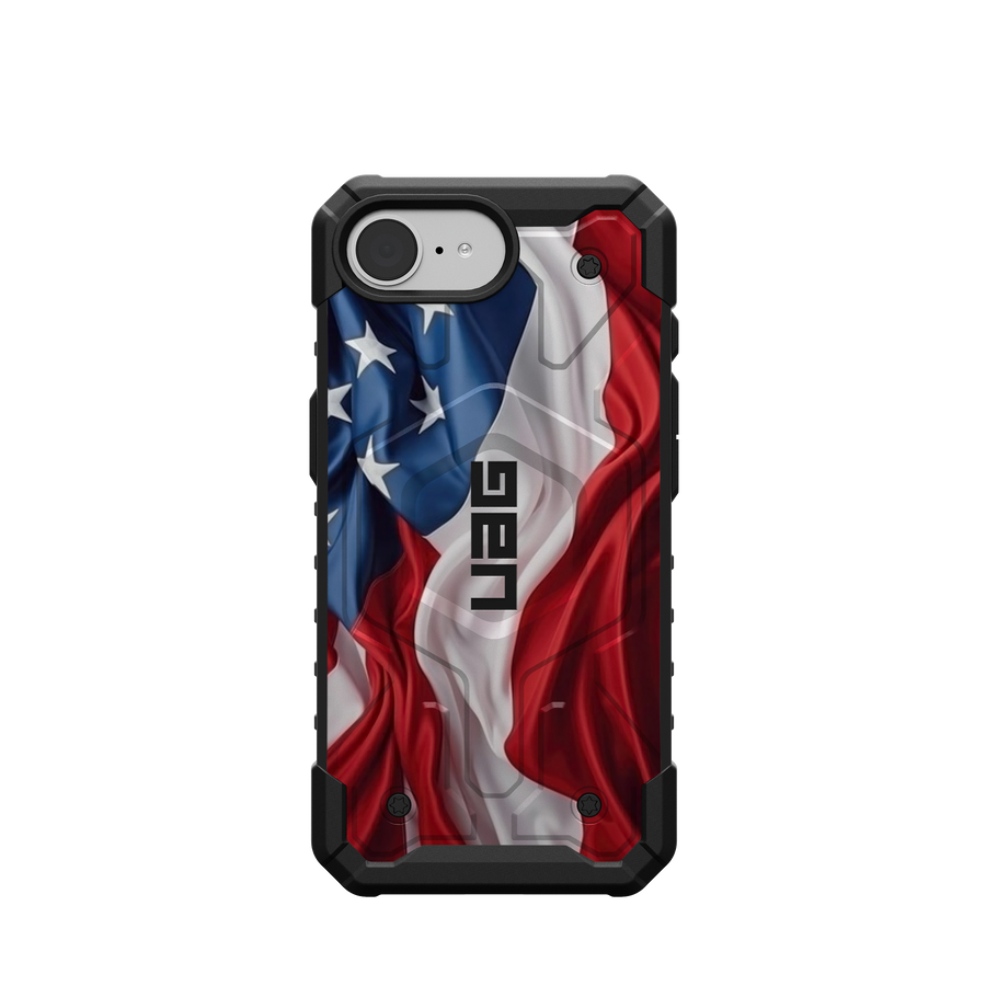 Pathfinder Case With MagSafe For Apple iPhone - USA Flag Waving Special Edition